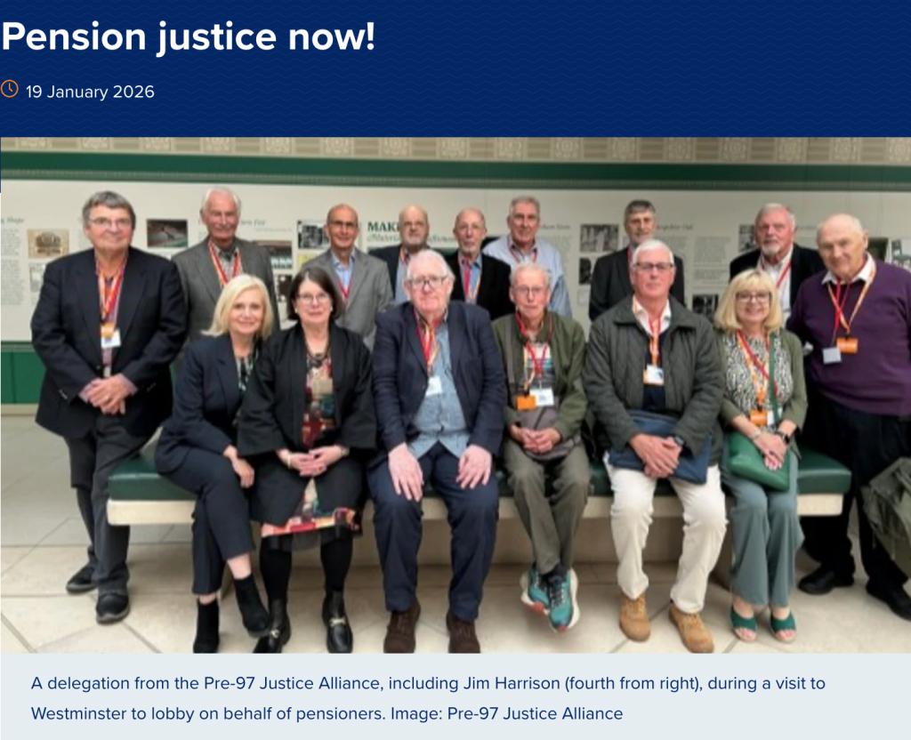 Pension justice now!